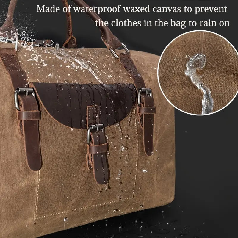 Stephen - Leather Weekender Travel Bag