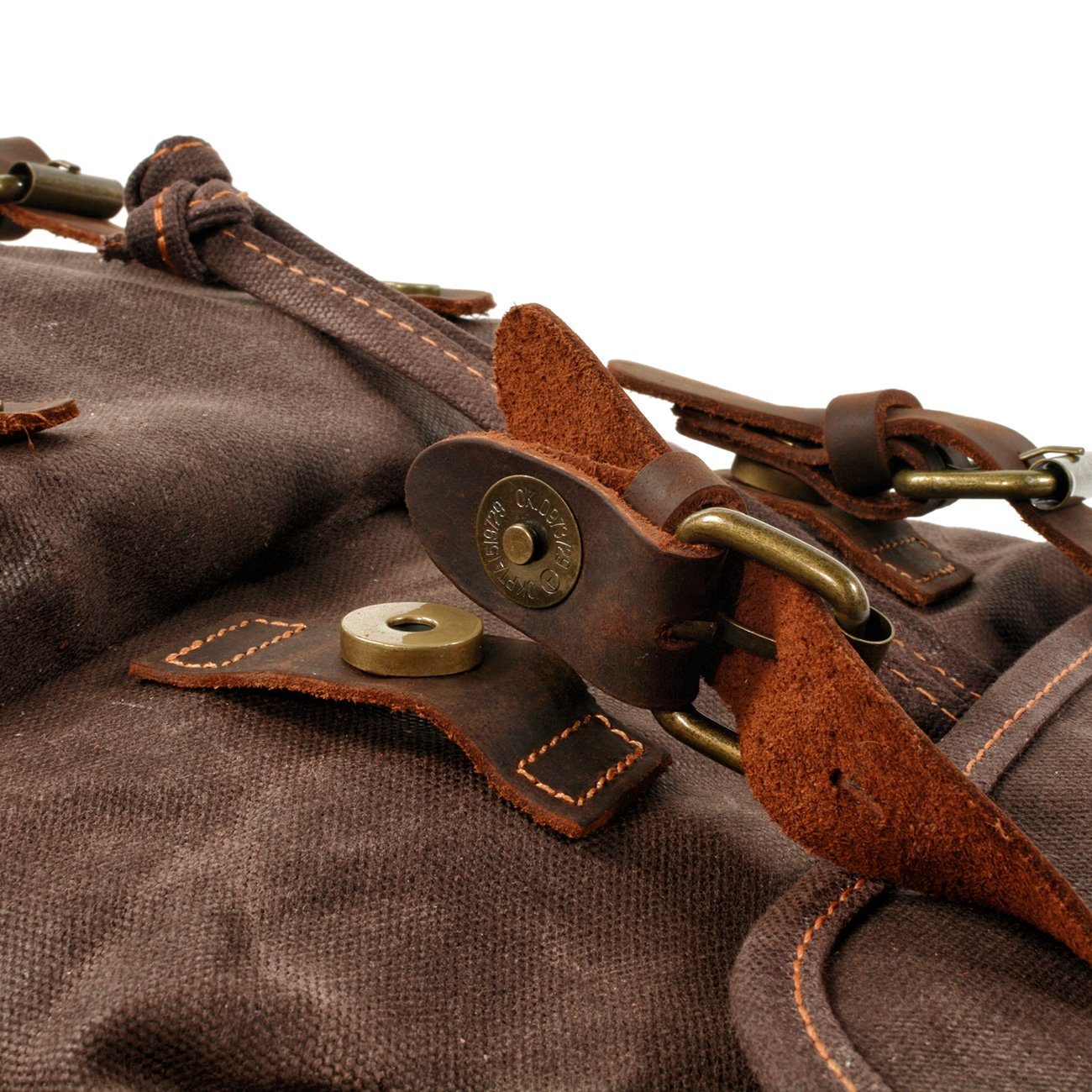 John - Heavy-Duty Canvas Hiking Backpack