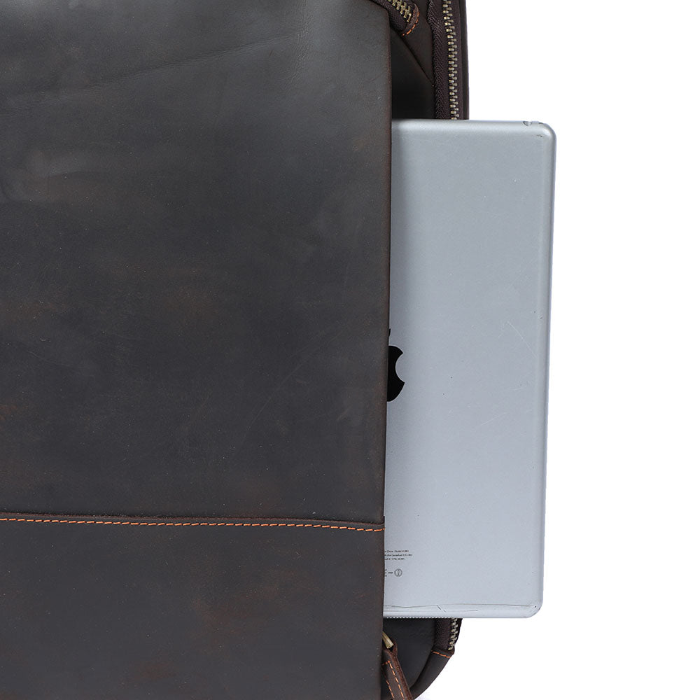Andrew - Men’s Leather Laptop Rucksack