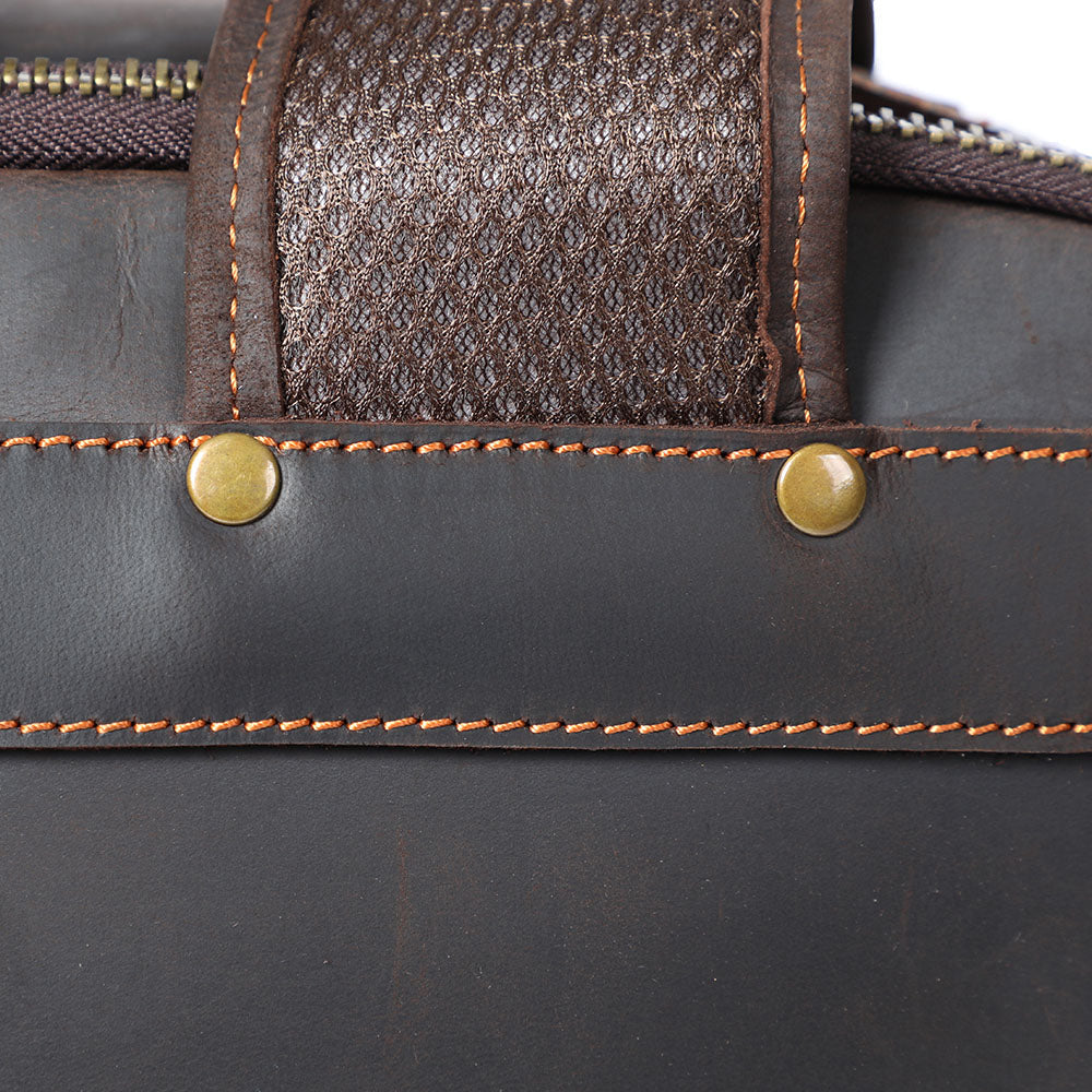 Andrew - Men’s Leather Laptop Rucksack