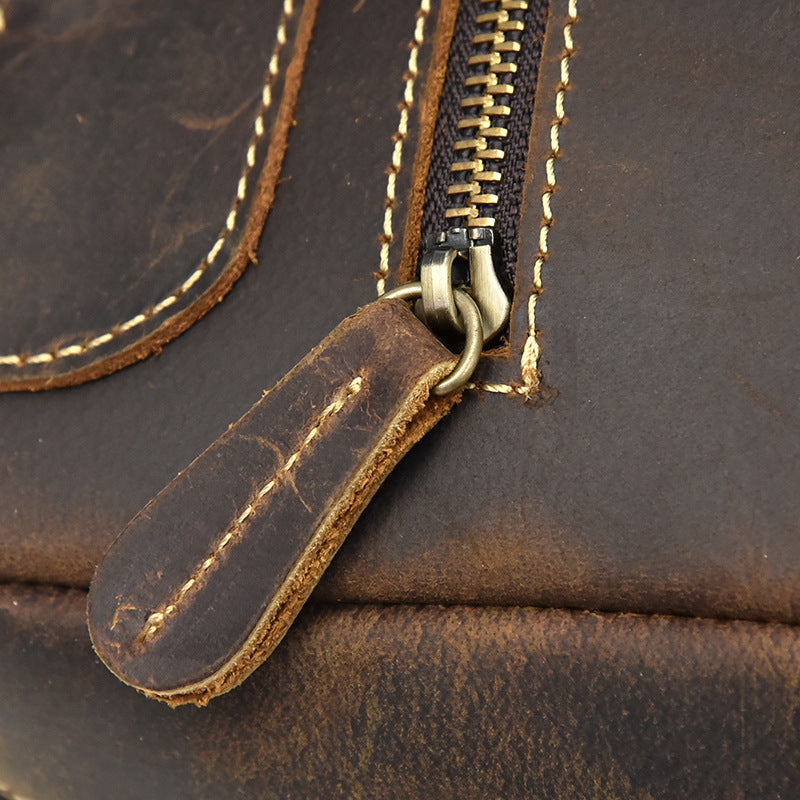 Nathan - Water-Resistant Leather Rucksack