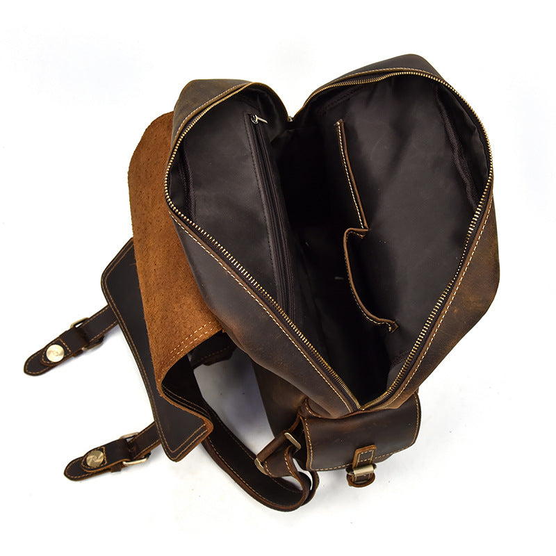 Nathan - Water-Resistant Leather Rucksack