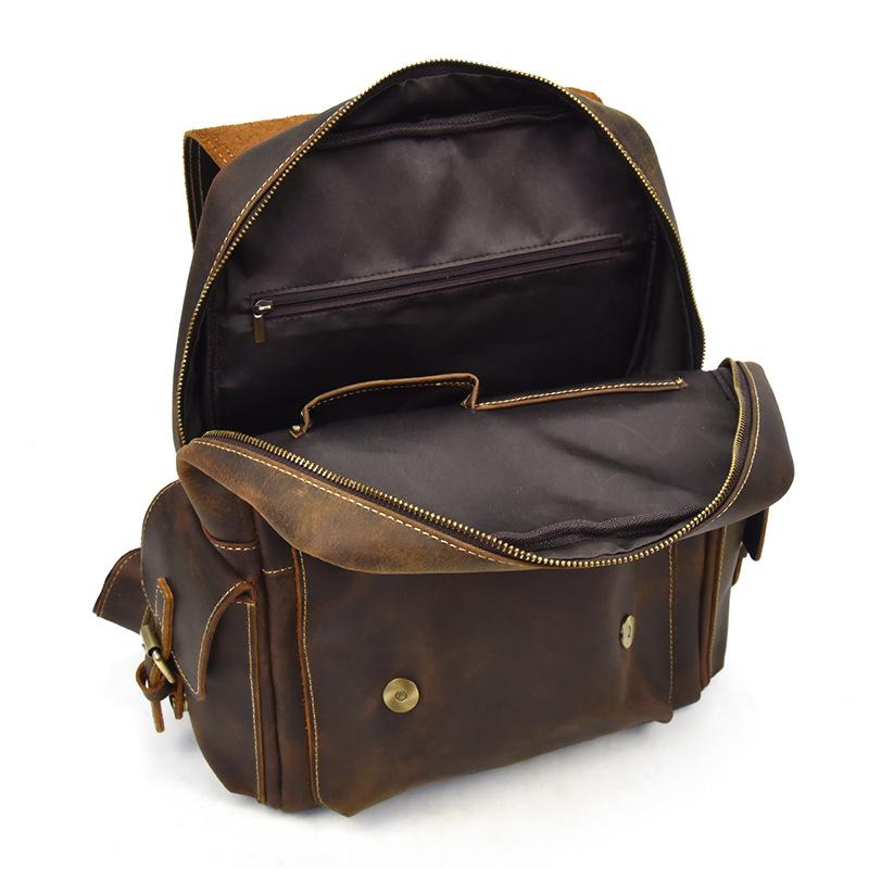 Nathan - Water-Resistant Leather Rucksack