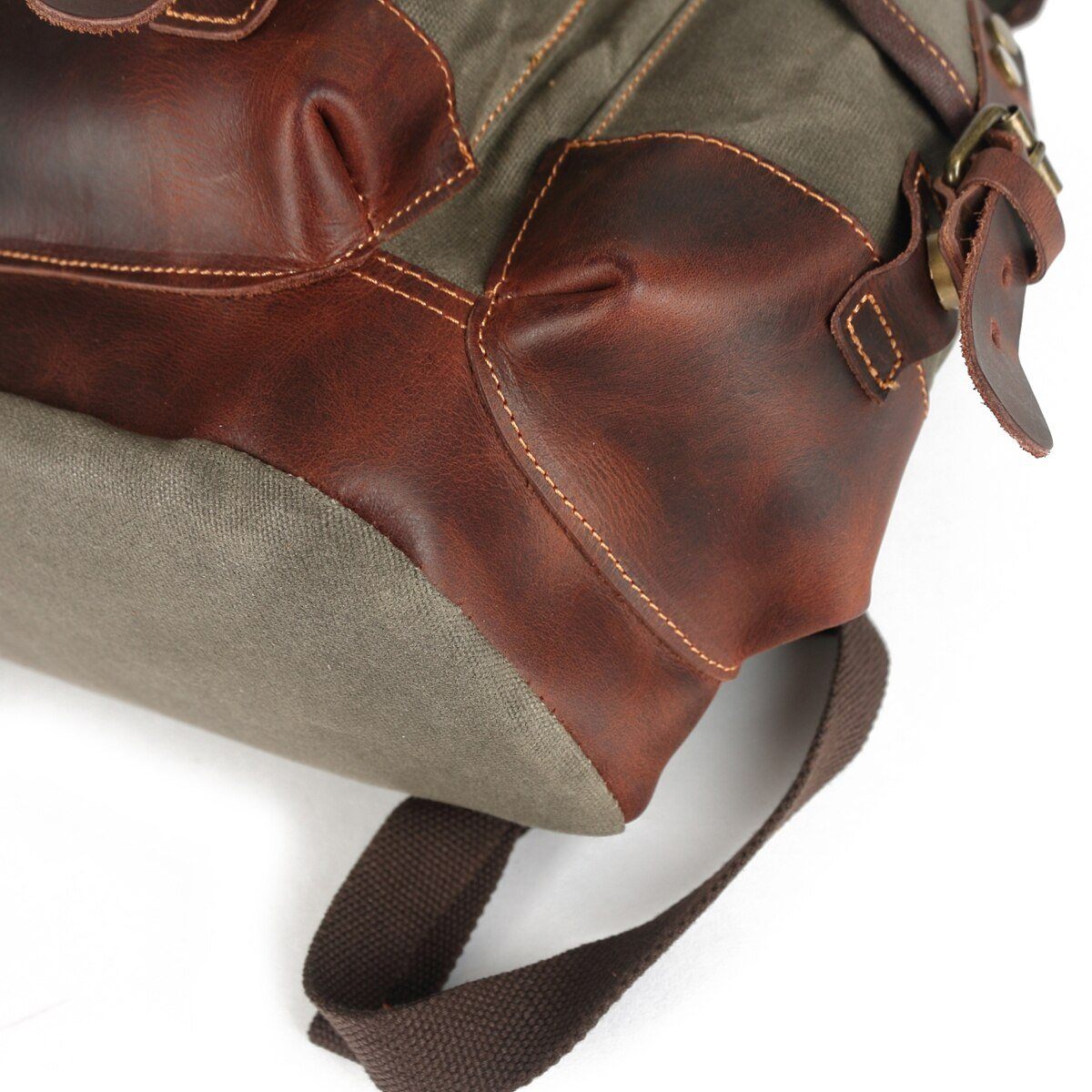 John - Heavy-Duty Canvas Hiking Backpack