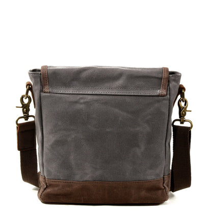 William - Small Canvas Leather Sling Bag