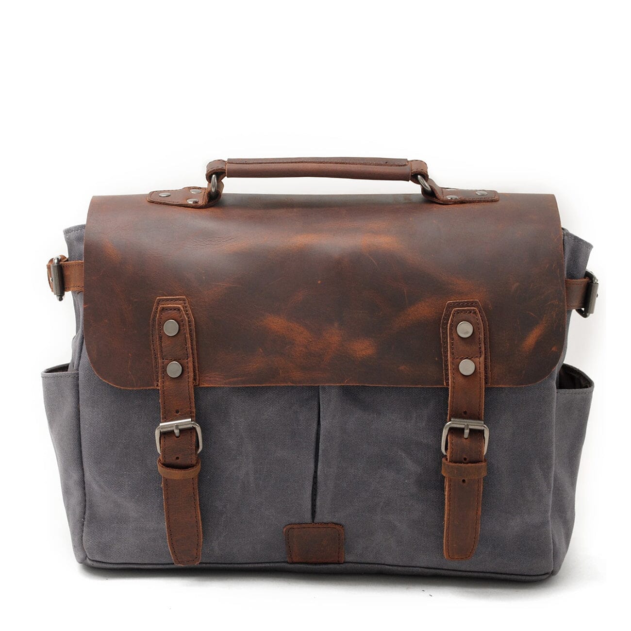 Alexander - Vintage-Style Canvas Crossbody Messenger Bag