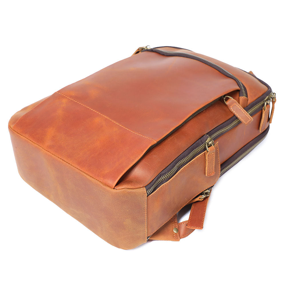 Andrew - Men’s Leather Laptop Rucksack