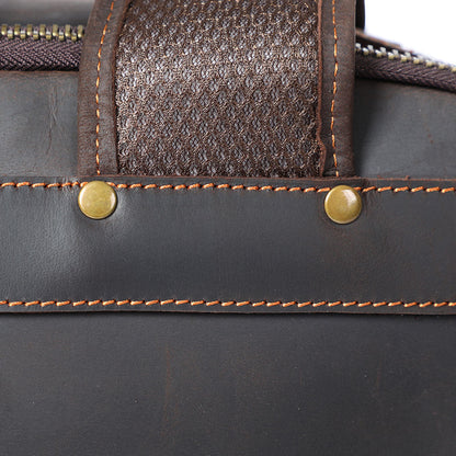 Andrew - Men’s Leather Laptop Rucksack