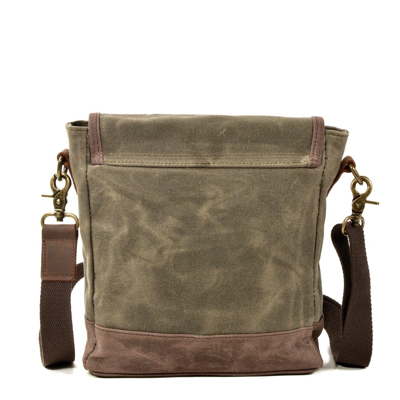 William - Small Canvas Leather Sling Bag